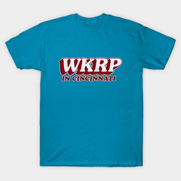 WKRP in Cincinnati - vintage logo T-Shirt by BodinStreet